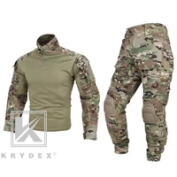 krydex g3 combat uniform set for military airsoft hunting shooting multicam cp style tactical bdu camouflage shirt pants kit