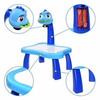 children led projector art drawing table toys kids painting board desk arts crafts learning paint tools toy dropshipping
