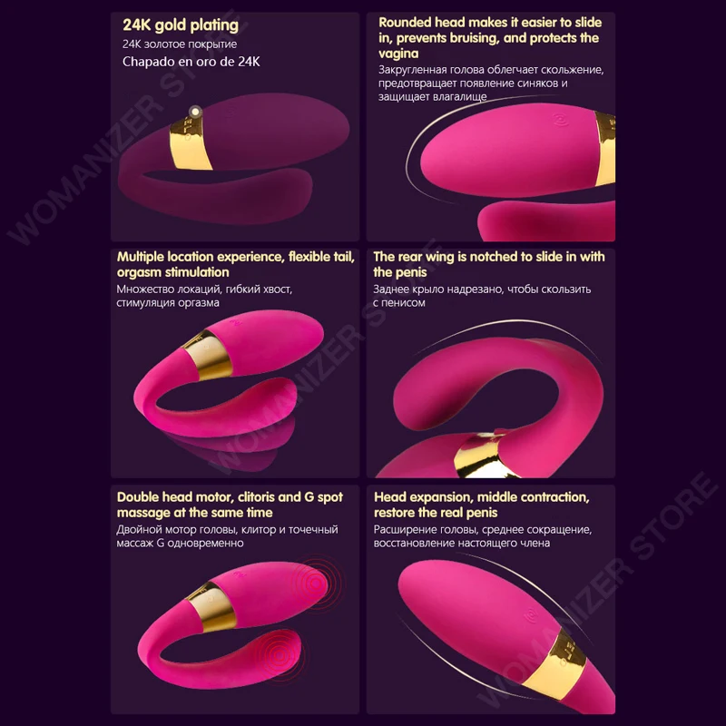 Фаллоимитатор lelo 24k из чистого силикона с точкой G Женский Вибратор сексуальные