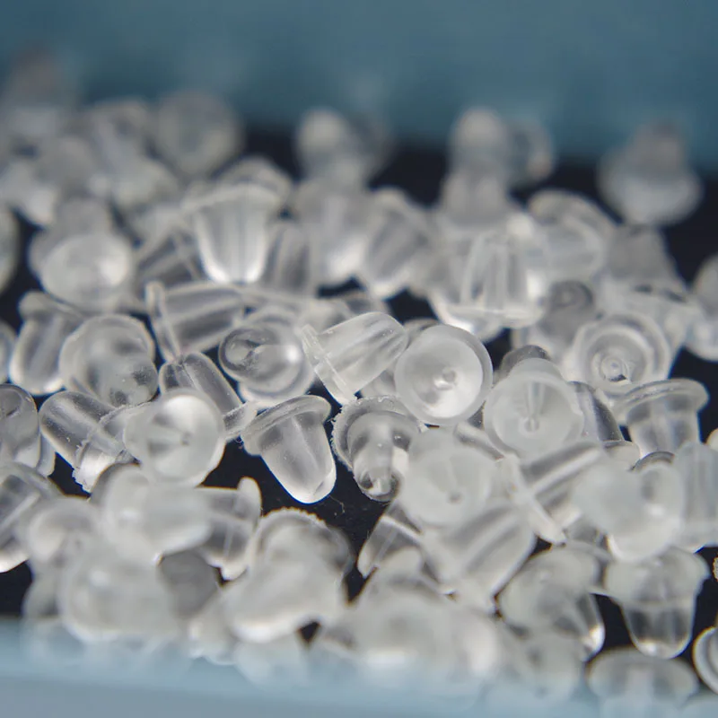 Серьги с силиконовой резиновой спинкой крючки Стопперы гайки для ушей