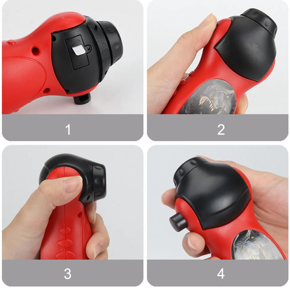 Детский мультяшный динозавр проектор лампа фсветильник рь для сна 24 шаблона