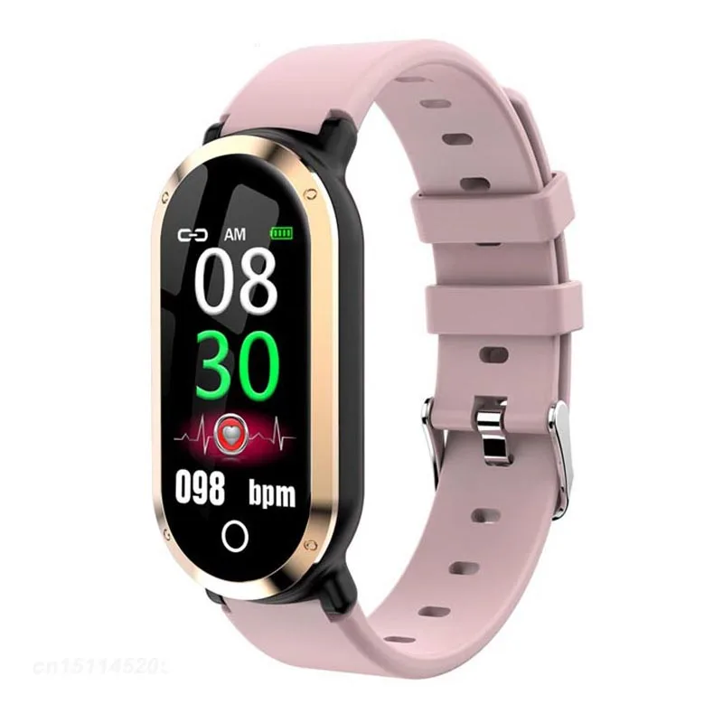 T1 смарт-браслет цветной экран Смарт-браслет для мужчин и женщин фитнес-трекер