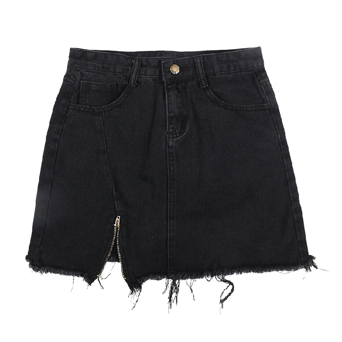 Женские юбки из денима облегающая однотонная привлекательная мини-юбка на