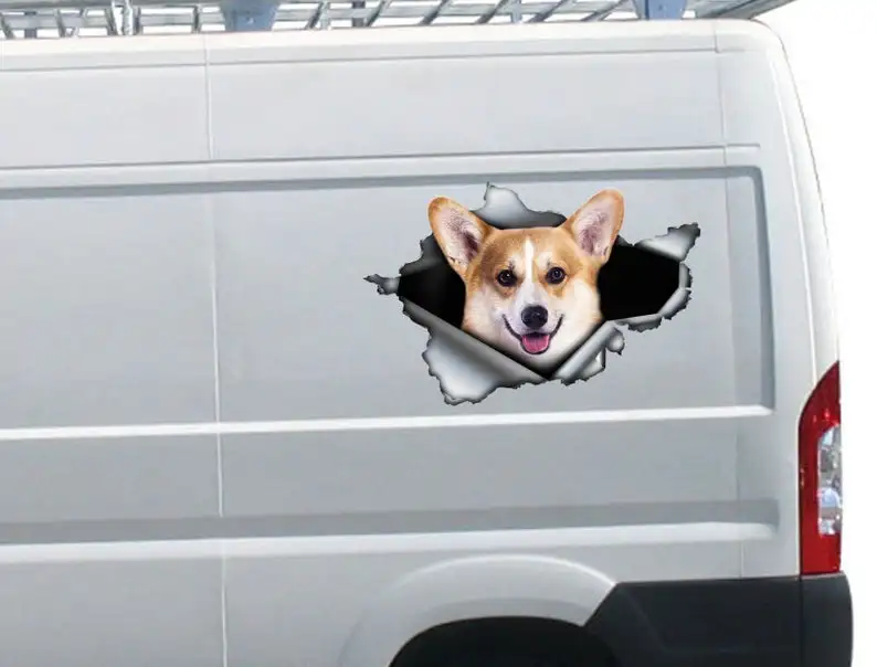 

2021 Corgi car sticker , car decoration, Corgi decal, dog sticker, dog decal