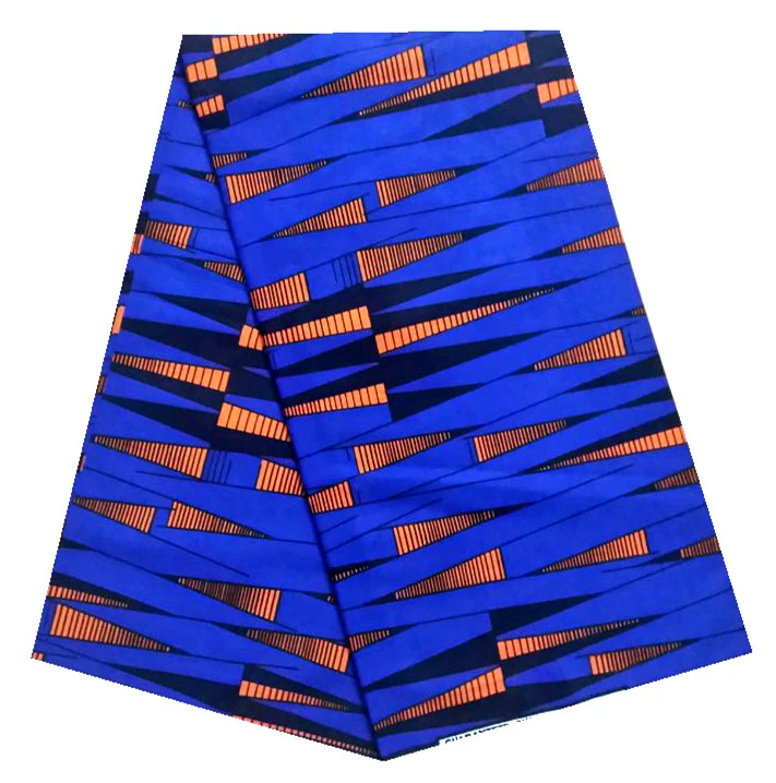 Ghanaian Kente Ткань с воском гарантированное настоящий голландский настоящий воск дизайн для ткани горячий Veritablee воск печать ткань в 6 ярдов - Цвет: as picture