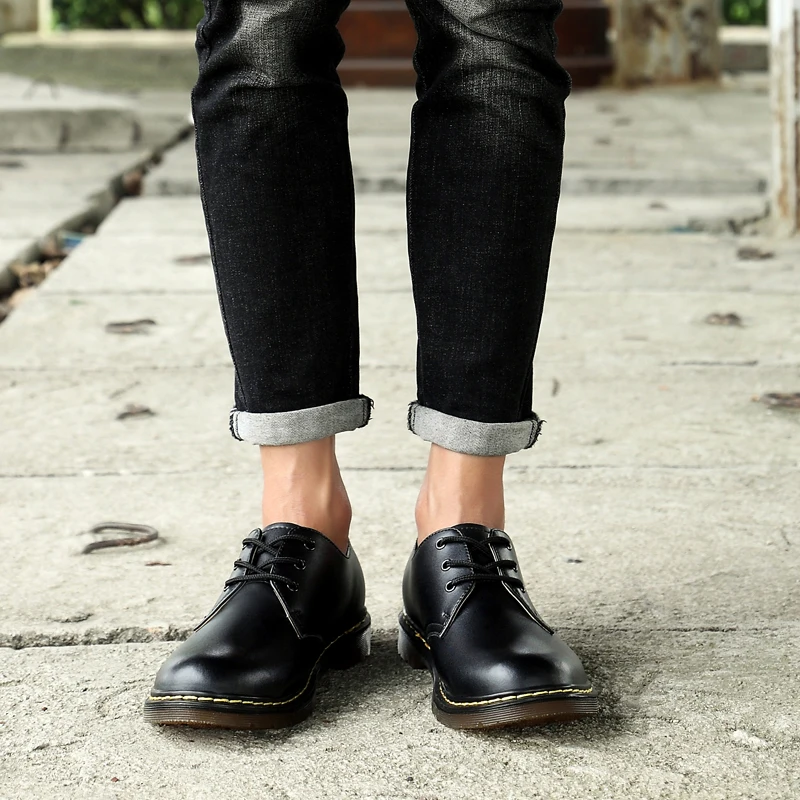 

2020 Men Martins Leather shoes classic Fashion Winter Warm Snow shoes Dr. Motorcycle Ankle Boots Couple Unisex Doc boots