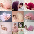 Тюлевая юбка-пачка и повязка на голову для новорожденных девочек