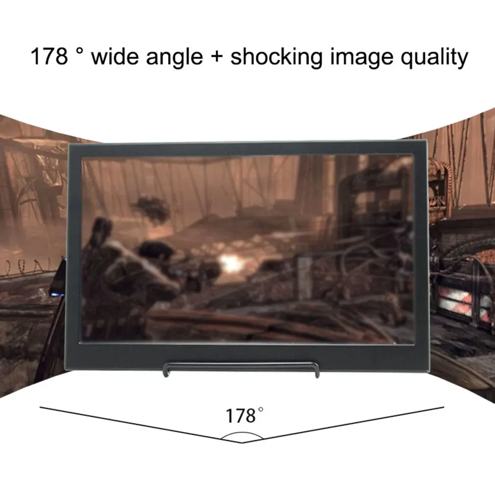 

13.3-inch Gaming Split Screen Display Ultra-thin Abundant Interfaces Portable Display For PS4 For Switch