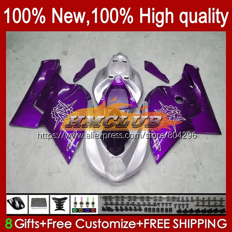 

OEM Корпус для Agusta MV F4 R312 750S 1000 R 750 2005 2006 48No.67 1000CC серебристо-фиолетовый 312 1078 1 + 1 мА MV F4 05 06 обтекатели