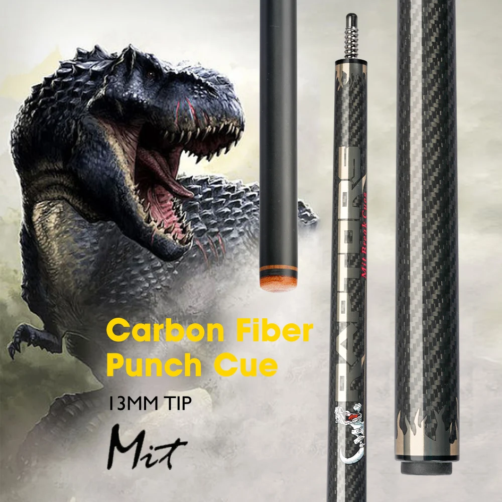 

MIT Billiard Break Cue Carbon Fiber Punch Cue 13mm PREDATOR Tip 3/8*8 Radial Pin Carbon Fiber Butt 147cm Length Break Cue Stick