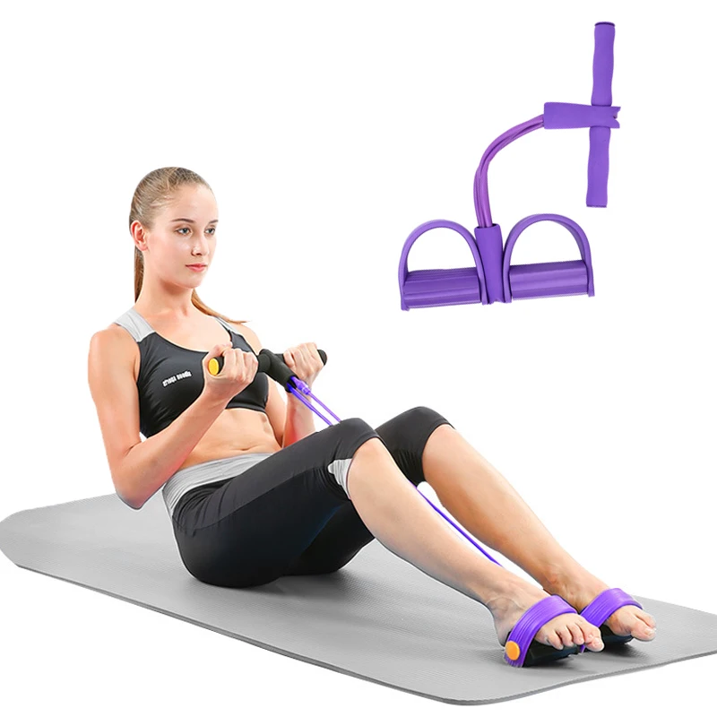 

Sport Resistance Ropes Pedal Abdominal Exerciser Multifunctional Exercise Gym Elastic Bands Rower Workout Equipment for Fitness