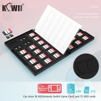 108 slots memory card case wallet holder organizer for 72 micro sd msd tf card 36 ns nintendo switch game card storage box