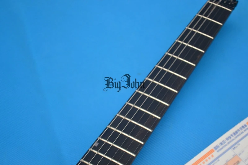 Бесплатная доставка новинка электрическая гитара Big John без головы с корпусом