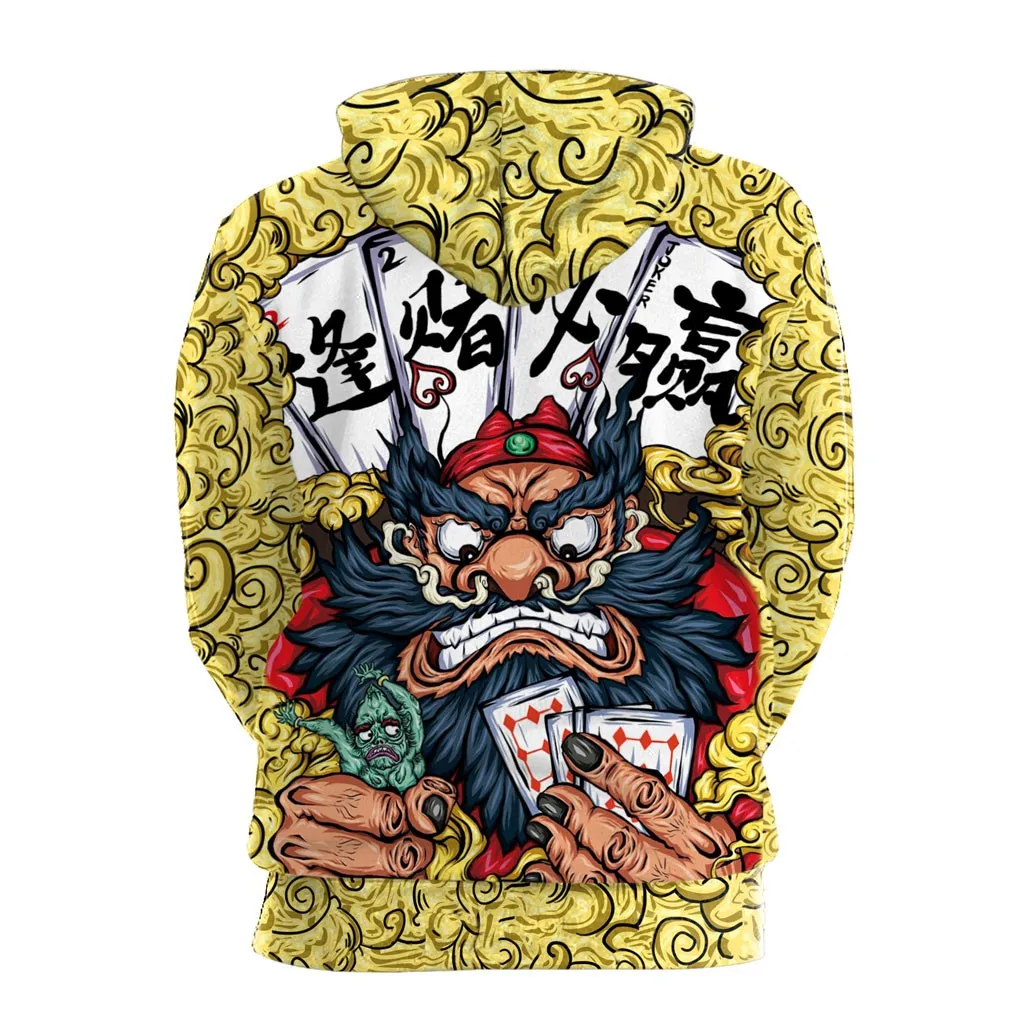 Горячая Новинка для пары модная блузка с капюшоном 3D принтом Толстовка длинным