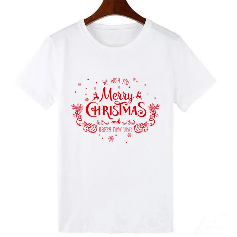 Showtly Superhero Marvel Merry Christmas Women T Shirt Kawaii Short Sleeve Harajuku Casual Vintage Super Soft Plus Size Tops - Цвет: 19bk1020-white