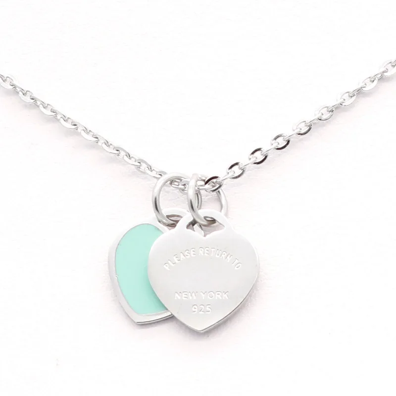 

Hot Classic Luxury Brands Necklace Gold Color Necklace For Women Wholesale Jewelry Fine Peach Heart Love Necklace Female