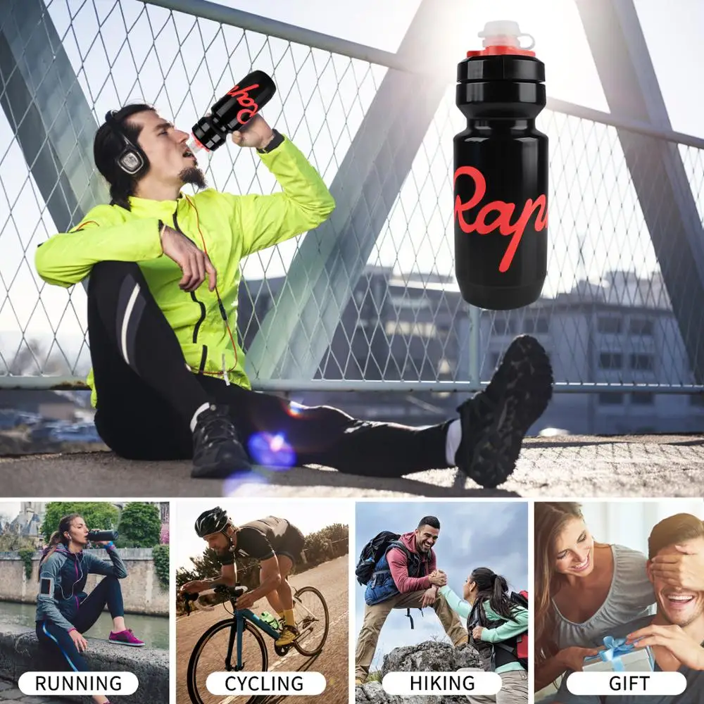 Спортивная бутылка для воды Rapha 620 мл герметичная улицы фитнеса езды на