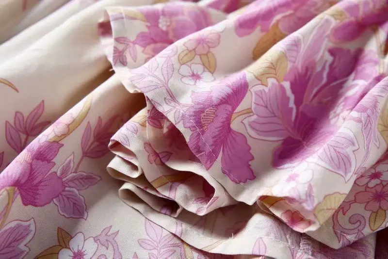 Винтажное шикарное женское розовое пляжное свободное мини платье на шнуровке с