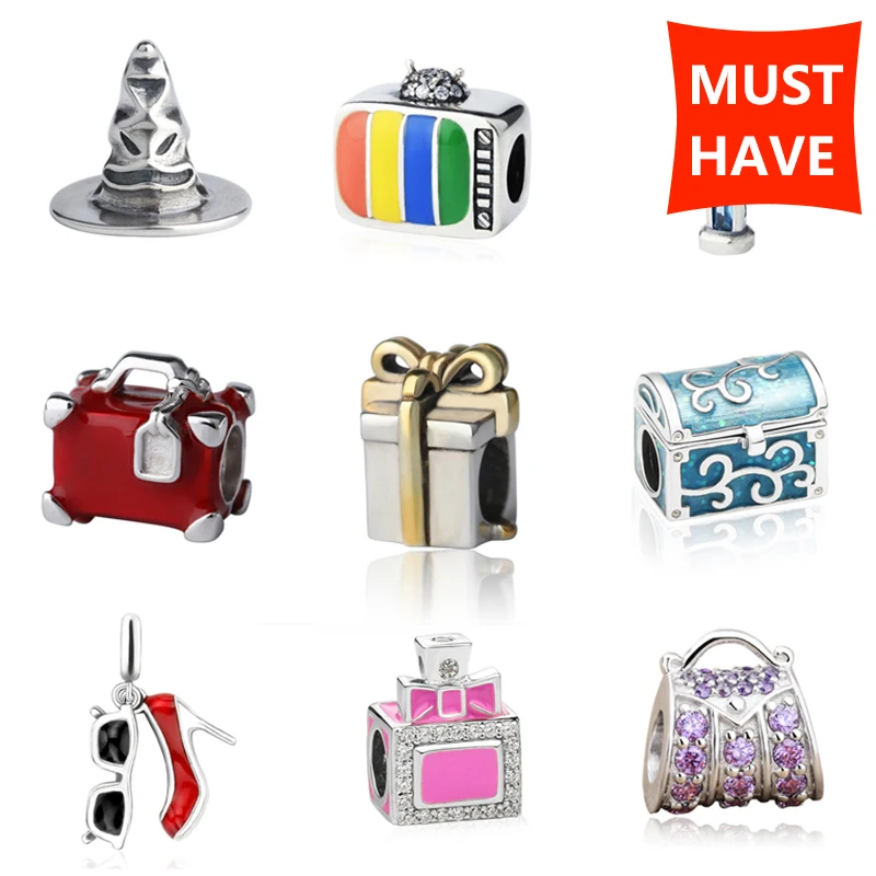 Европейский Любовь Шарм оригинальный 925 Стерлинговое Серебро Очаровательные