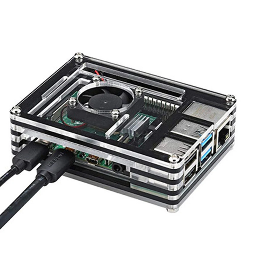 Чехол для Raspberry pi 4B новый 9-слойный чехол предназначен Pi 4 Model B | Компьютеры и офис