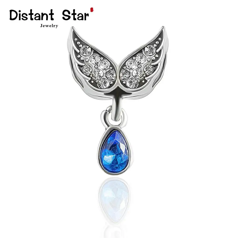 Серебристые Европейские Бусины wings из цинкового сплава для самостоятельного