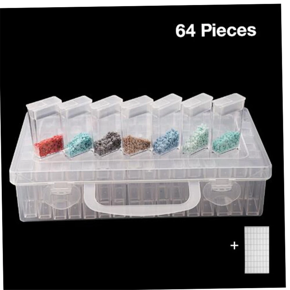 

Wen Zuan 28/64 grid Dismountable diamond painting Accessories Diamond Embroidery Cross Stitch Cases Kits Storage Organizer