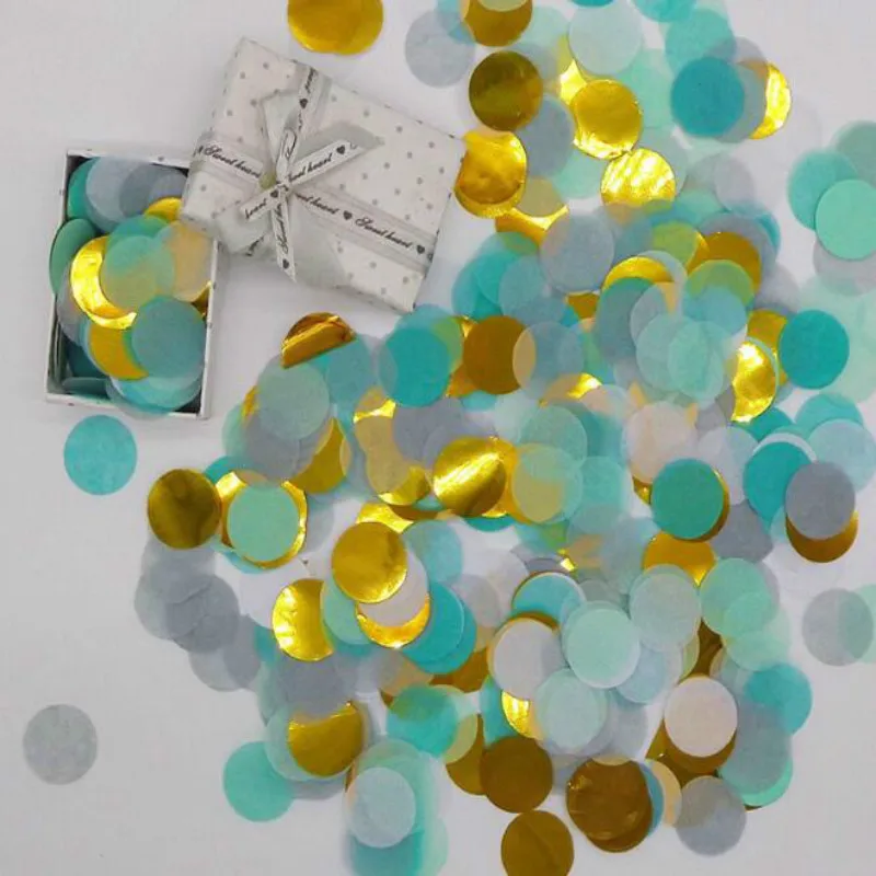 2 5 см Круглые Конфетти Смешанные 3 цвета 60 г конфетти наполнения воздушный шар