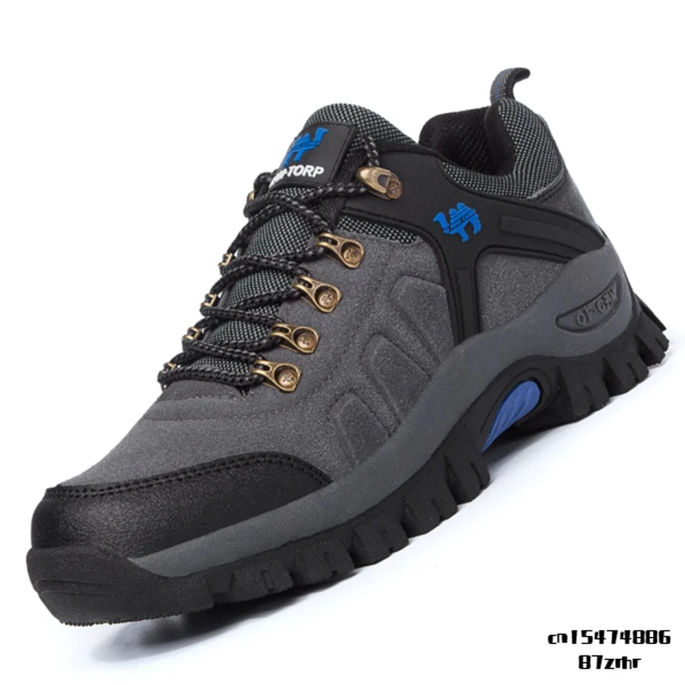 

Winter Casual Shoes Men Leather Comfortable Walkng Ankle Boots Couple Autumn Footwear Classic Outdoor Sneakers Mountain Climbing