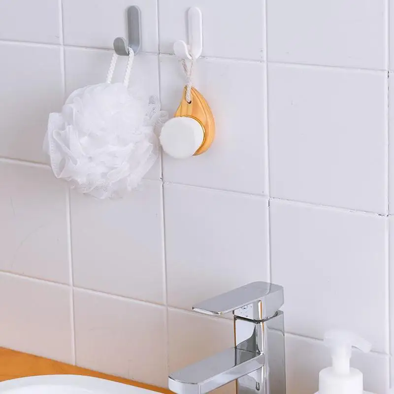 4 6 шт./компл. скандинавские самоклеящиеся пластиковые одиночные крючки настенные