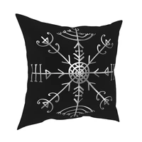 rune good luck pillowcase soft polyester cushion cover decorations nordic viking pillow case cover bed wholesale 45x45cm