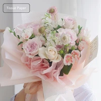 20pcs tissue paper 5070cm translucent floral wrapping paper gift packing paper bouquet floral gift packaging material