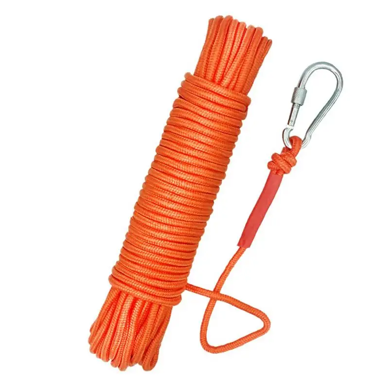 

New Fishing Magnet Rope 10 Meters Nylon Rope Braided Rope Heavy Rope With Safe Lock Diameter 6mm Safe And Durable