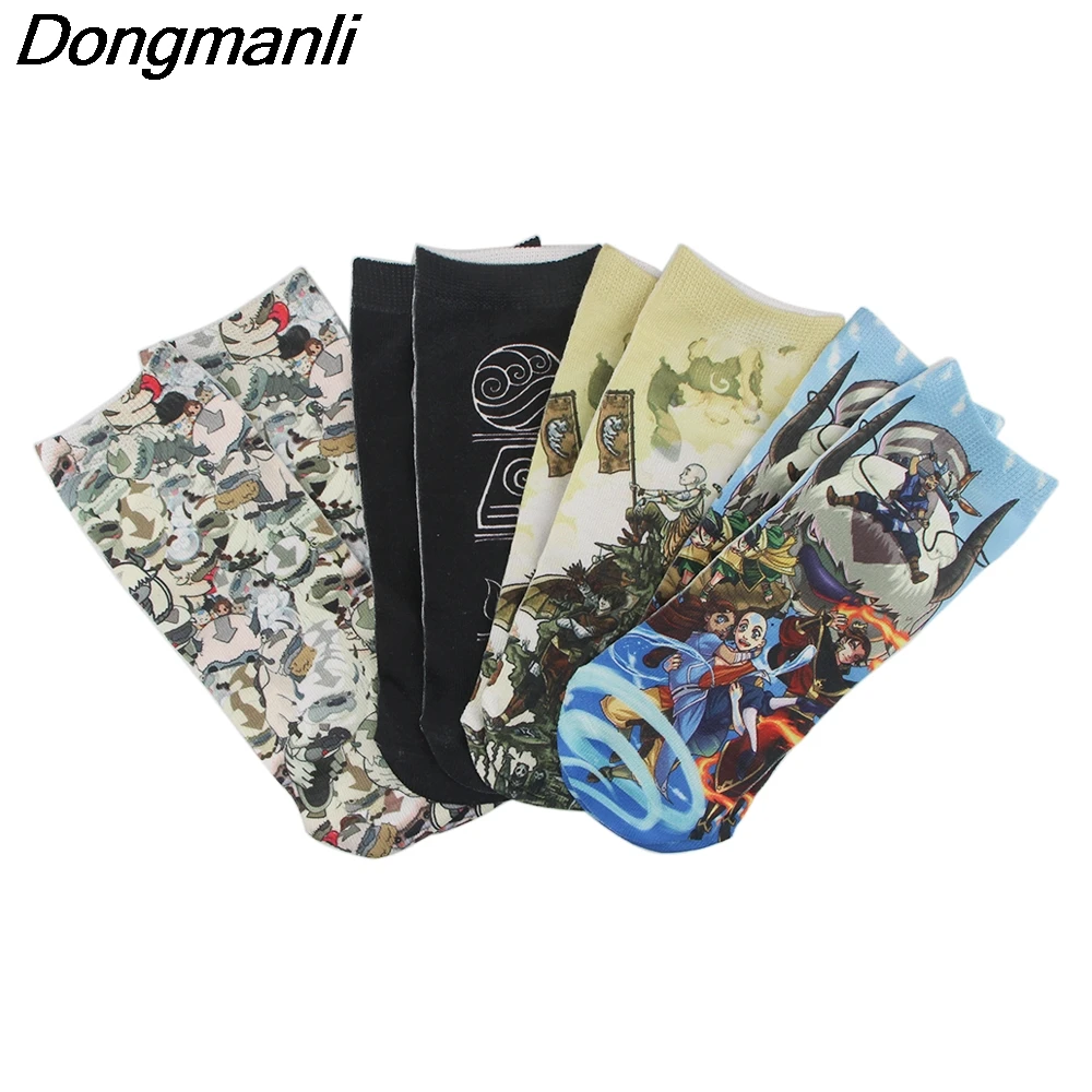 

BG353 Dongmanli 1 Pair Magic Story Casual Socks Invisible Autumn Socks Short Low Cut No Show Socks Cotton Happy Boat Socks