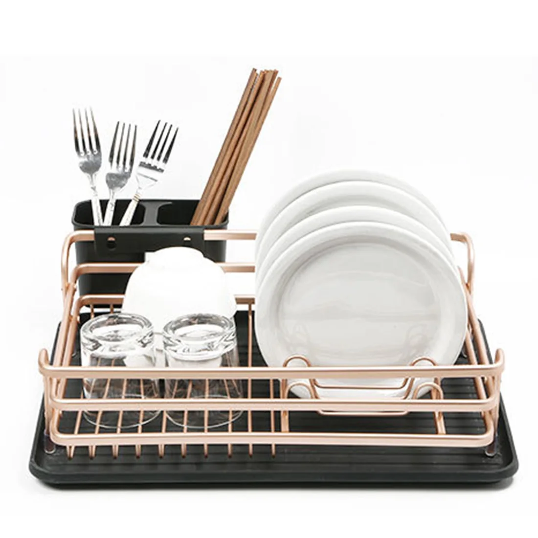 Компактный алюминиевый держатель для посуды подставка сливной доски кухни