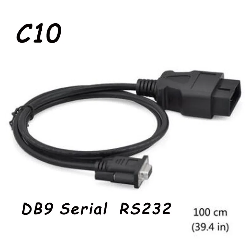 Автомобильный удлинитель OBD2 тонкий кабель-переходник с 16 контактами 12 типов 5 м