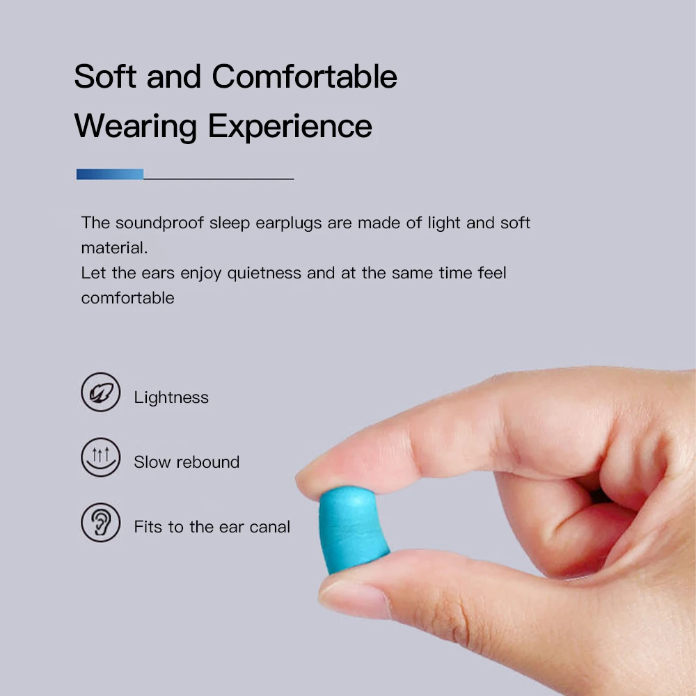 

5 Pairs Antisnoring Earplugs Noise Canceling Reduction From Snoring Sleeping Ear Plugs Traveling Anti Snoring Ear Cover Sleeping