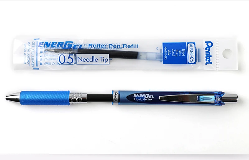 12 шт./кор. Pentel LRN5 Neutra с гелевой вставкой пополнения чернил для BLN75 выдвижной ручки-быстрое высыхание-0,5 mmOffice& Sch оол расходные материалы