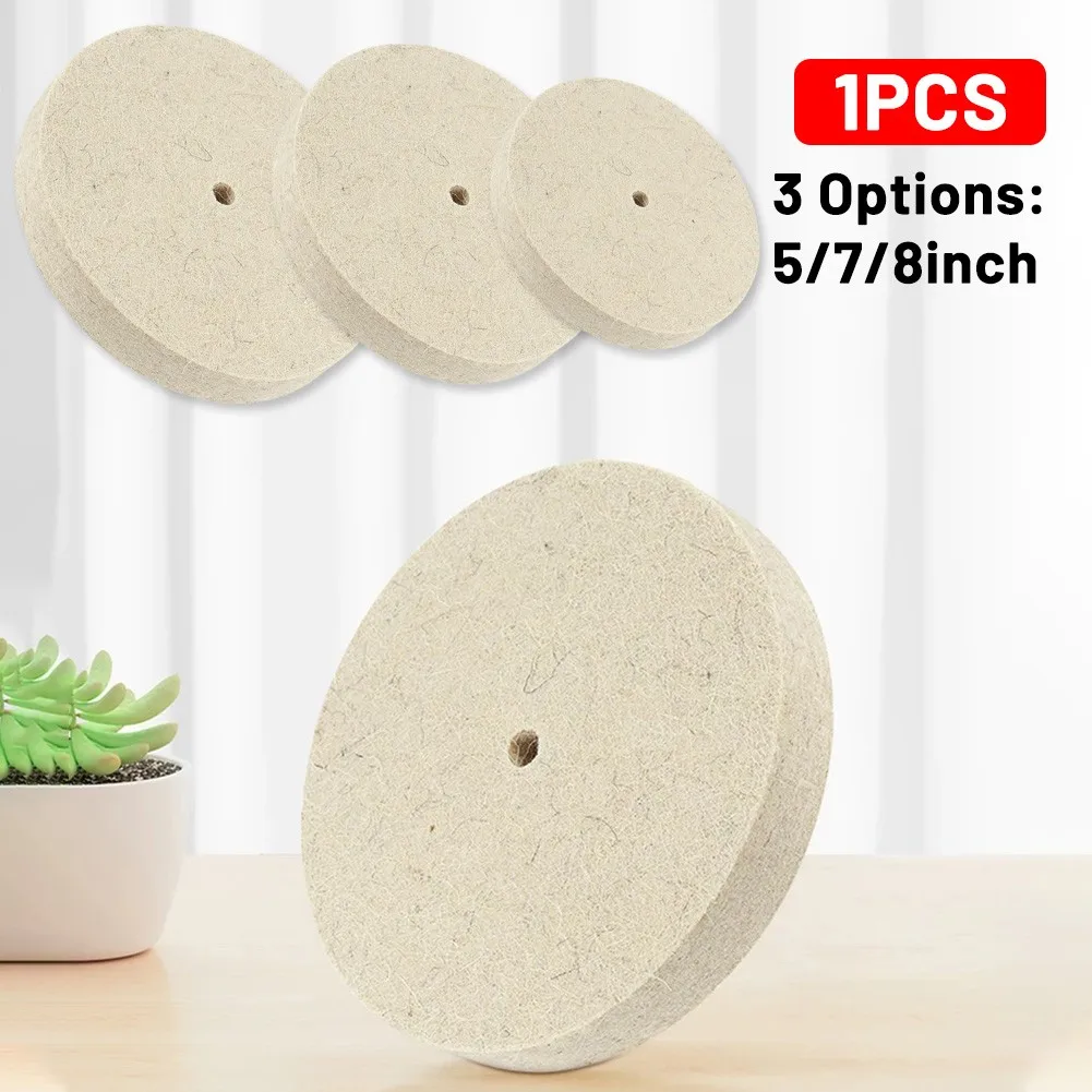 Полировочное колесо из шерсти и войлока диаметром 5/6/7 дюймов зеркальная