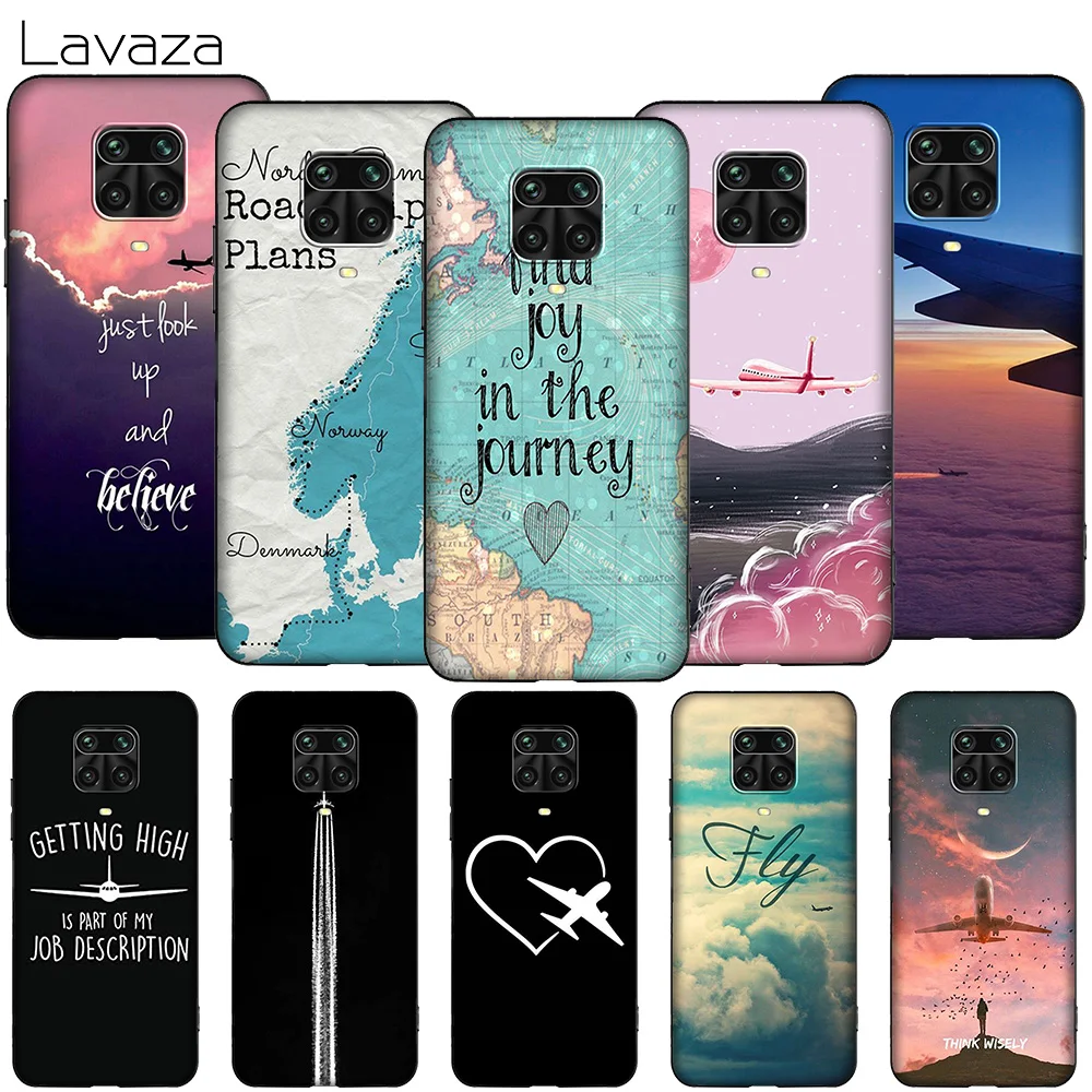 Чехол для путешествий Lavaza K3 Airplane Fly Xiaomi MI MAX Mix Note 2s 6 8 9 9T 10 A1 A2 A3 CC9E F1 5X 6X Lite Pro