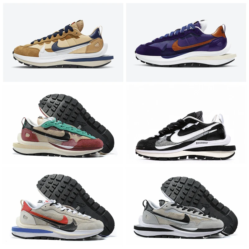 

2021 Best-selling Sacai X VaporWaffle Men and Women Jogging Shoes Comfortable and Elastic Pegasus Vaporfly Sneakers EUR36-45