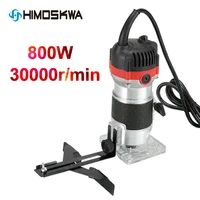 800w 30000rpm wood router tool combo kit electric woodworking machines power carpentry manual trimmer tools with milling cutter