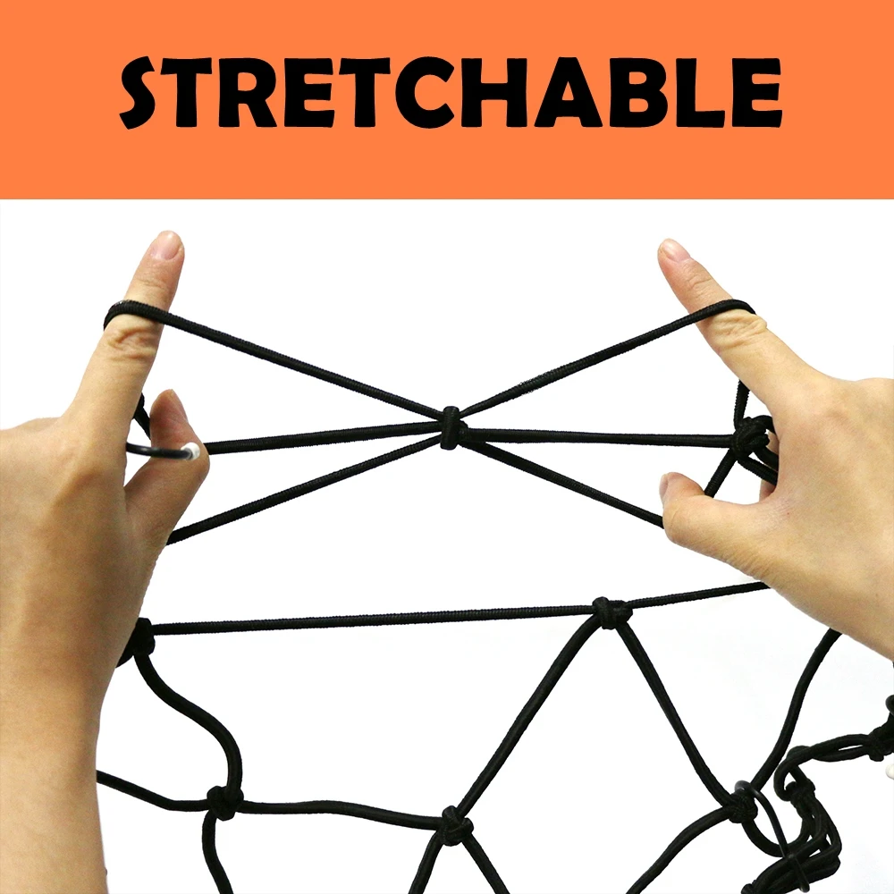 Универсальная багажная сетка для мотоцикла 6 крючков |