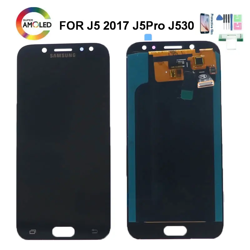 

Super AMOLED LCD For Samsung Galaxy J5 Pro 2017 J530 SM-J530F/DS Display Touch Screen Digitizer Assembly for J5 J530F LCD Screen