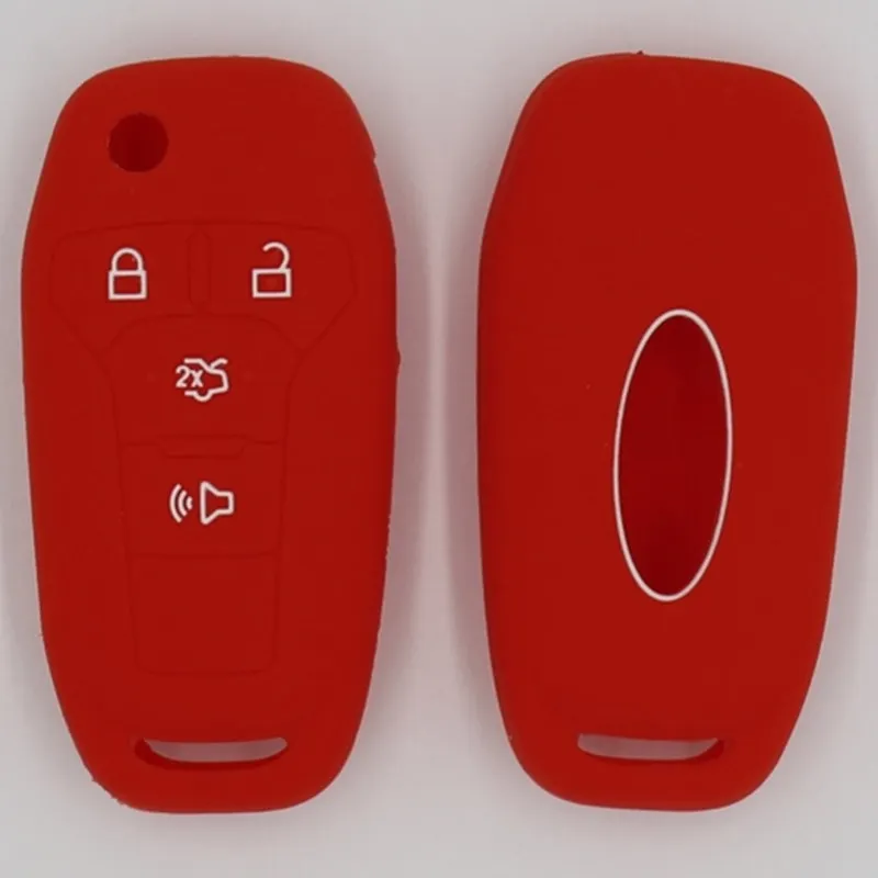 

Защитный чехол для ключа для стайлинга автомобиля, силиконовый чехол для ключа для автомобиля Ford Transit Focus KA Galaxy Mondeo Fiesta C-Max S-Max Conne