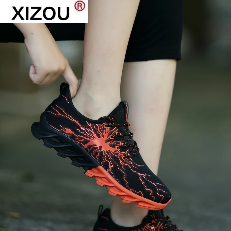 

Fashion Outdoor Design Men Casual Shoes Adult Comfortable Sneakers Breathable Lightweight Male Walking Trainers Big Size 36-46