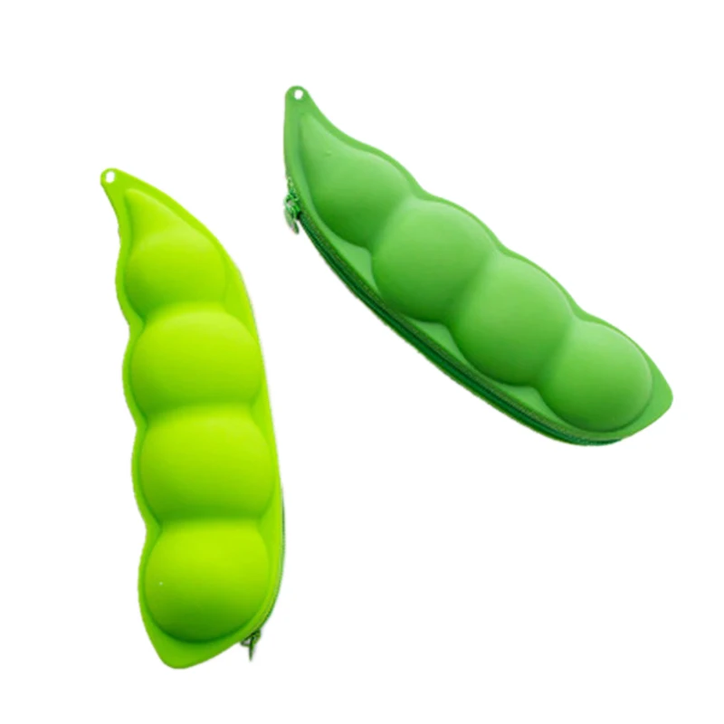 2 шт. модный силиконовый школьный пенал для карандашей чехол ручек девочек