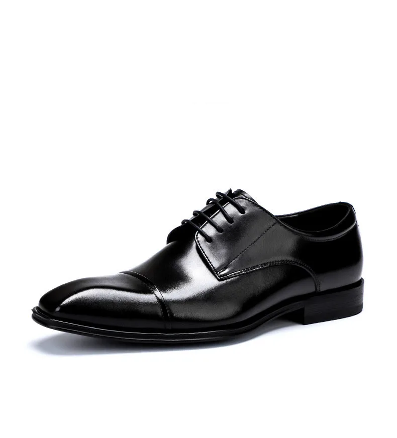 QYFCIOUFU/мужские свадебные модельные туфли из натуральной коровьей кожи Мужские