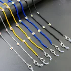 Женская цепочка для солнцезащитных очков, с разноцветными акриловыми бусинами