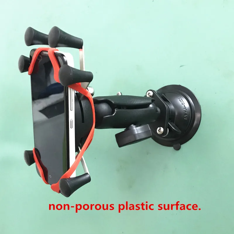 80 мм Диаметр окна автомобиля Поворотный замок на присоске база с 1 дюймовым