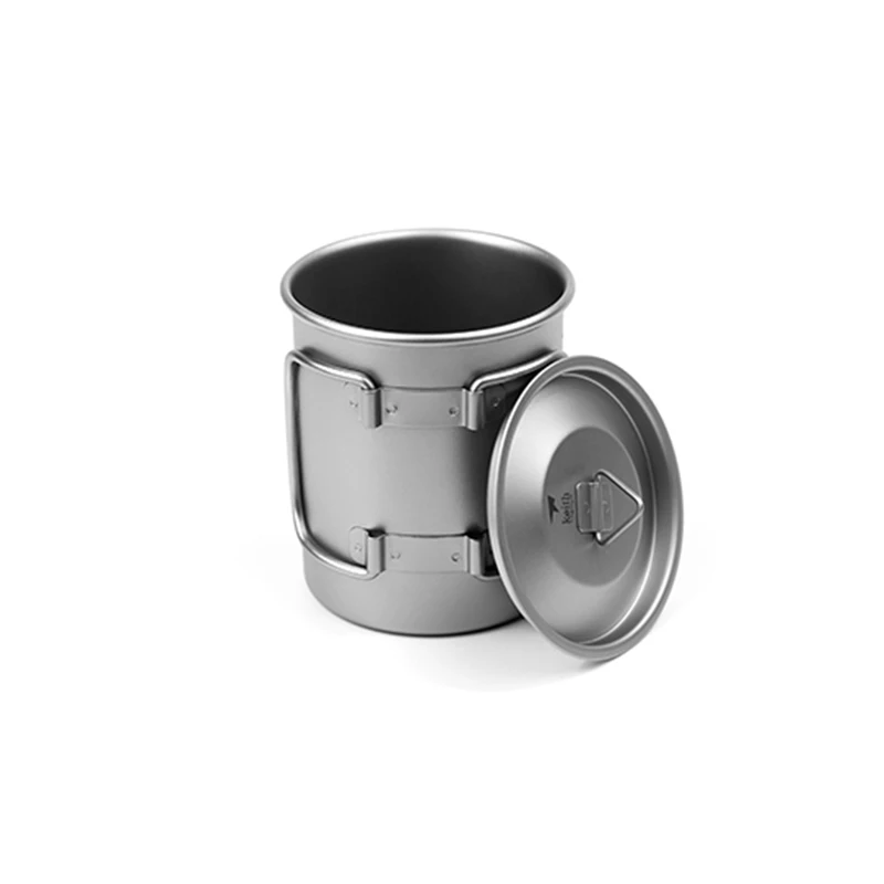 300ml Titanium Cup Folding Mug Office Coffer Drinkware Tea Cup Healthy Non-toxic Bacteriostatic Titanium Mug Ti3201
